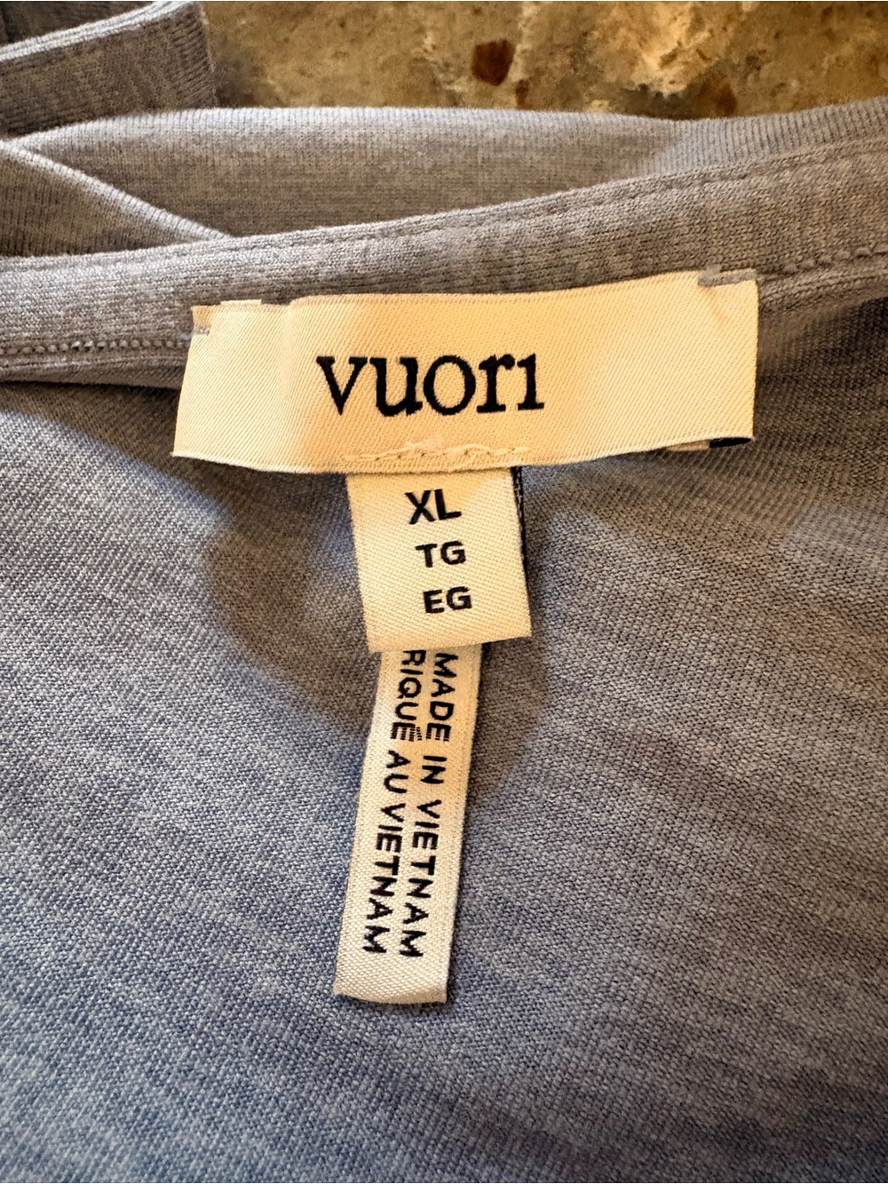 NWT Vuori Halo Long Sleeve Wrap Top, size XL - Picture 8 of 9